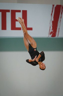 ANTALYA, TURKIYE - 23 Mart 2025: Michelle PINEDA FIG Artistik Jimnastik Aygıtları Dünya Kupası 2025, Antalya