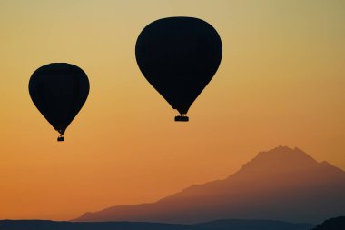 Kapadokya 'da Sıcak Hava Balonları, Nevsehir Şehri, Türkiye