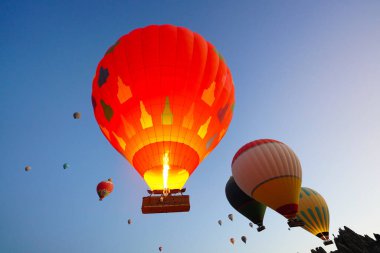 Kapadokya 'da Sıcak Hava Balonları, Nevsehir Şehri, Türkiye