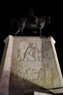 ANKARA, TURKIYE - 29 Mart 2025 Ulus ilçesindeki Zafer Anıtı