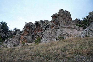 Phrygian Vadisi 'ndeki Kaya oluşumları, Eskisehir Şehri, Türkiye