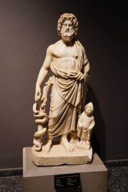 ANTALYA, TURKIYE - 23 Mart 2025: Antalya Arkeoloji Müzesi 'nde Sor