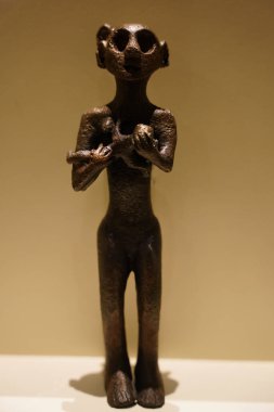 ANKARA, TURKIYE - 30 Mart 2025: Anadolu Medeniyetler Müzesinde Eser, Ankara