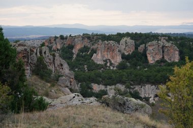 Phrygian Vadisi 'ndeki Kaya oluşumları, Eskisehir Şehri, Türkiye