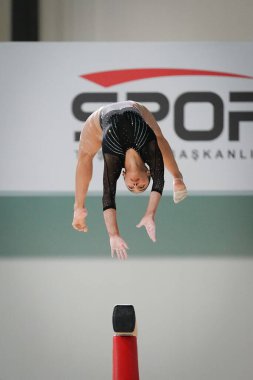 ANTALYA, TURKIYE - 23 Mart 2025: Michelle PINEDA FIG Artistik Jimnastik Aygıtları Dünya Kupası 2025, Antalya