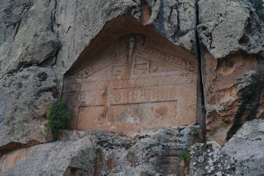 Phrygian Vadisi 'ndeki anıt, Eskisehir Şehri, Türkiye