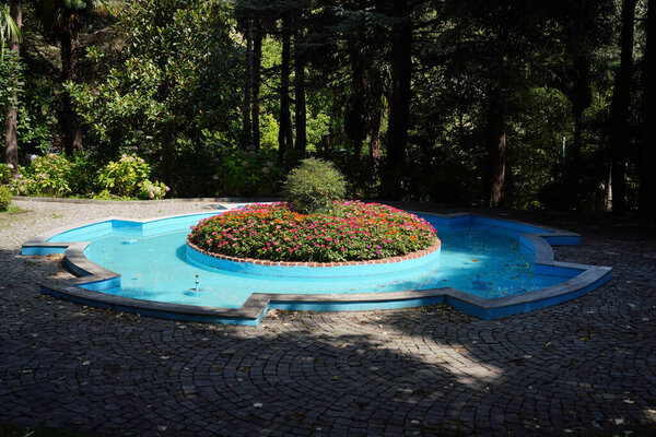 Pond in Yalova Thermal Complex in Turkiye