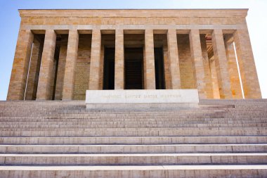 Anitkabir mausoleum of Mustafa Kemal Ataturk in Ankara City, Turkiye