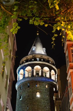 Beyoğlu 'ndaki Galata Kulesi, İstanbul Şehri, Türkiye