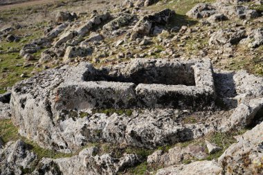 Bir Hitit Antik Kentinde Harabeler, Beysehir, Konya Şehri, Türkiye