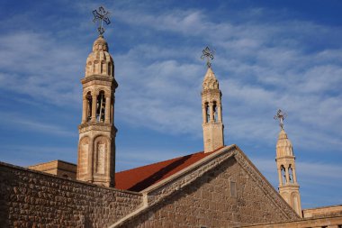 Midyat 'taki Mor Gabriel Manastırı, Mardin Şehri, Türkiye
