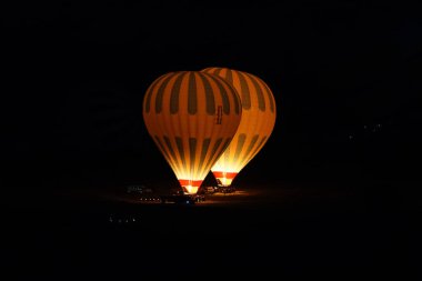 Kapadokya 'da Sıcak Hava Balonları, Nevsehir Şehri, Türkiye