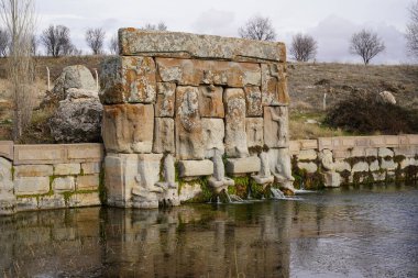 Beysehir 'deki Eflatun Pinar Anıtı, Konya Şehri, Türkiye