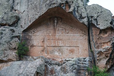 Phrygian Vadisi 'ndeki anıt, Eskisehir Şehri, Türkiye