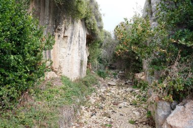 Samandağ 'daki Vespasianus Titus Tüneli, Hatay Şehri, Türkiye