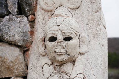 Hattusa Antik Kenti 'ndeki Sfenks Kapısı, Corum City, Türkiye