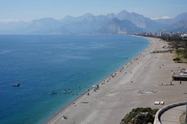 Konyaalti Beach in Antalya City in Turkiye