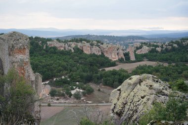 Phrygian Vadisi 'ndeki Kaya oluşumları, Eskisehir Şehri, Türkiye