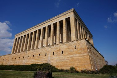 Anitkabir mausoleum of Mustafa Kemal Ataturk in Ankara City, Turkiye