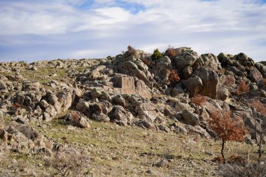 Bir Hitit Antik Kentinde Harabeler, Beysehir, Konya Şehri, Türkiye
