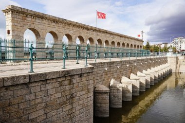 Tas Kopru, Beysehir 'deki Taş Köprü, Konya Şehri, Türkiye