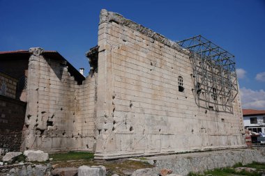 Temple of Augustus and Rome in Ankara City, Turkiye
