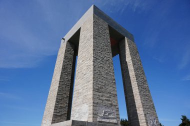 CanAKKALE, TURKIYE - 23 Nisan 2025: Çanakkale Şehitleri Anıtı Gelibolu, Çanakkale Şehri