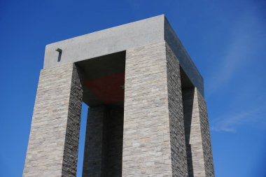 CanAKKALE, TURKIYE - 23 Nisan 2025: Çanakkale Şehitleri Anıtı Gelibolu, Çanakkale Şehri