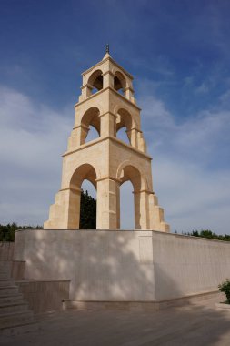 CANAKKALE, TURKIYE - 24 Nisan 2025: Gelibolu 'daki 57. Piyade Alayı Şehitleri Mezarlığı