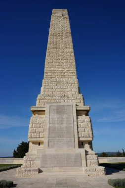 CANAKKALE, TURKIYE - 23 Nisan 2025: Gelibolu 'daki Cape Helles Anıtı