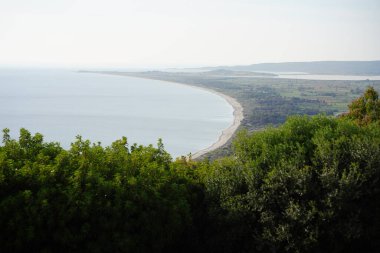 Anzac Körfezi ve Gelibolu manzarası Conkbayiri Tepesi, Çanakkale Şehri, Türkiye