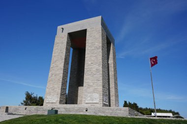 CanAKKALE, TURKIYE - 23 Nisan 2025: Çanakkale Şehitleri Anıtı Gelibolu, Çanakkale Şehri