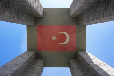 CanAKKALE, TURKIYE - 23 Nisan 2025: Çanakkale Şehitleri Anıtı Gelibolu, Çanakkale Şehri