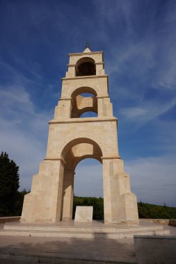 CANAKKALE, TURKIYE - 24 Nisan 2025: Gelibolu 'daki 57. Piyade Alayı Şehitleri Mezarlığı