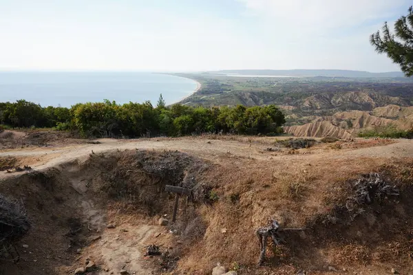 Anzac Körfezi ve Gelibolu manzarası Conkbayiri Tepesi, Çanakkale Şehri, Türkiye
