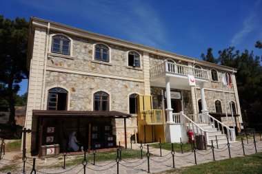 CanAKKALE, TURKIYE - 23 Nisan 2025: Gelibolu 'daki Alcitepe 1915 Kızılay Hastanesi Müzesi