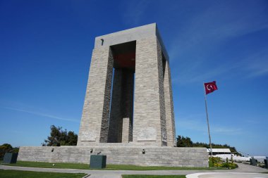 CanAKKALE, TURKIYE - 23 Nisan 2025: Çanakkale Şehitleri Anıtı Gelibolu, Çanakkale Şehri