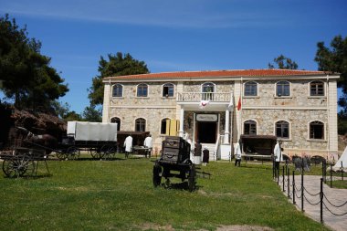 CanAKKALE, TURKIYE - 23 Nisan 2025: Gelibolu 'daki Alcitepe 1915 Kızılay Hastanesi Müzesi