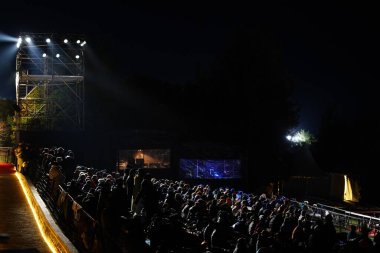 CANAKKALE, TURKIYE - 25 Nisan 2025: Anzak Günü şafak töreni ve Gelibolu Kara Savaşları 'nın 110. yıldönümü Gelibolu Yarımadası' ndaki Anzak Koyu 'nda kutlandı.