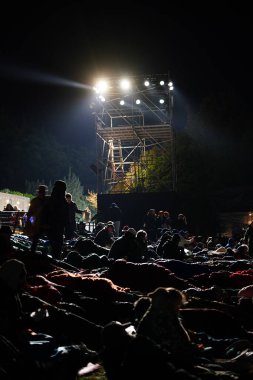 CANAKKALE, TURKIYE - 25 Nisan 2025: Anzak Günü şafak töreni ve Gelibolu Kara Savaşları 'nın 110. yıldönümü Gelibolu Yarımadası' ndaki Anzak Koyu 'nda kutlandı.