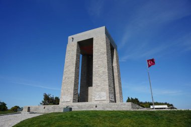 CanAKKALE, TURKIYE - 23 Nisan 2025: Çanakkale Şehitleri Anıtı Gelibolu, Çanakkale Şehri