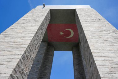 CanAKKALE, TURKIYE - 23 Nisan 2025: Çanakkale Şehitleri Anıtı Gelibolu, Çanakkale Şehri
