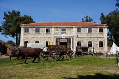 CanAKKALE, TURKIYE - 23 Nisan 2025: Gelibolu 'daki Alcitepe 1915 Kızılay Hastanesi Müzesi