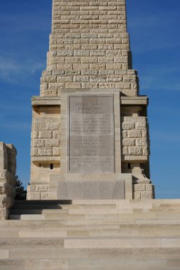 CANAKKALE, TURKIYE - 23 Nisan 2025: Gelibolu 'daki Cape Helles Anıtı