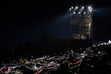 CANAKKALE, TURKIYE - 25 Nisan 2025: Anzak Günü şafak töreni ve Gelibolu Kara Savaşları 'nın 110. yıldönümü Gelibolu Yarımadası' ndaki Anzak Koyu 'nda kutlandı.