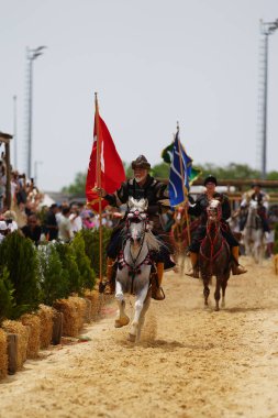 İSTANBUL, TURKIYE - 24 Mayıs 2025: Etnospor Kültür Festivali 'nde Binicilik Şovu