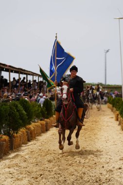 İSTANBUL, TURKIYE - 24 Mayıs 2025: Etnospor Kültür Festivali 'nde Binicilik Şovu