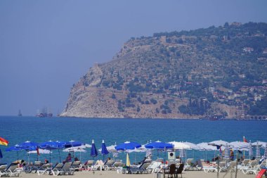 Antalya 'da Alanya Kasabası manzarası, Türkiye
