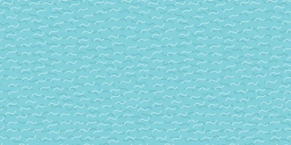Vecteur Motif Style Memphis Avec Petits Tirets Ondulés Couleur Bleue — Image vectorielle