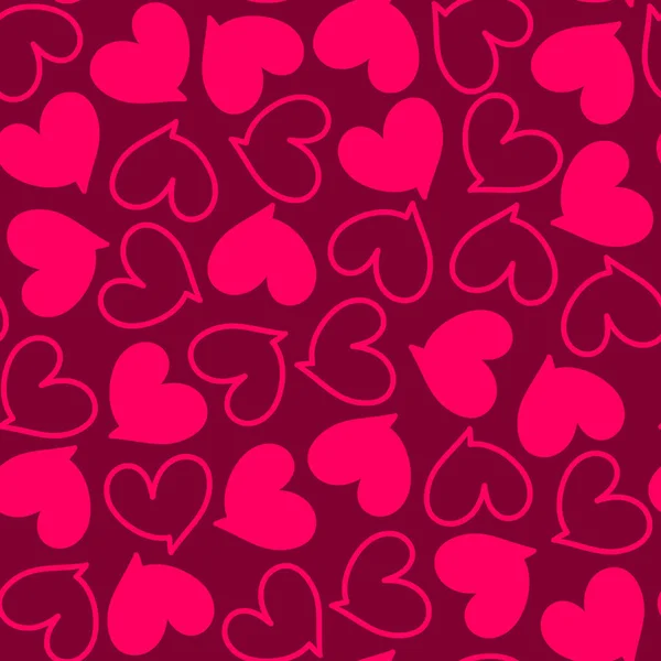Speech Bubble Love Message Hearts Vector Seamless Pattern Bright Romantic — Stock Vector